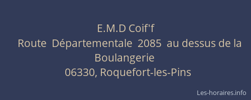 E.M.D Coif'f