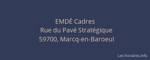 EMDÉ Cadres