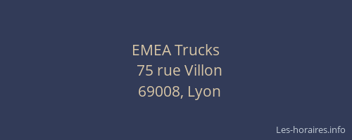 EMEA Trucks