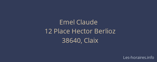 Emel Claude