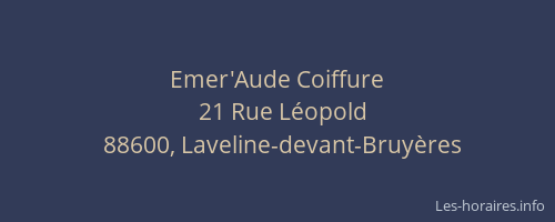 Emer'Aude Coiffure