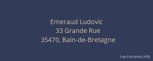 Emeraud Ludovic