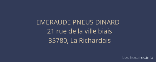 EMERAUDE PNEUS DINARD