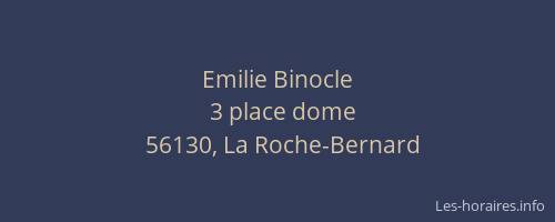 Emilie Binocle