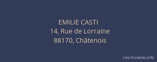 EMILIE CASTI