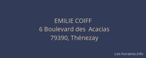 EMILIE COIFF