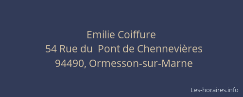 Emilie Coiffure