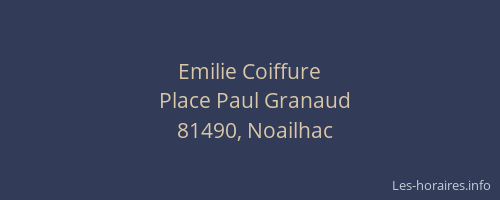 Emilie Coiffure