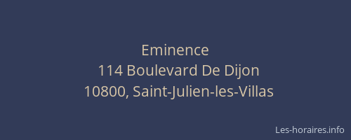 Eminence