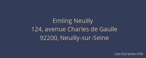 Emling Neuilly