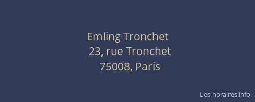 Emling Tronchet