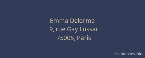 Emma Delorme