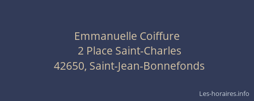 Emmanuelle Coiffure