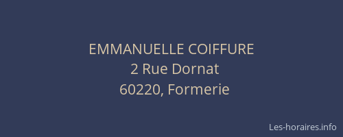 EMMANUELLE COIFFURE