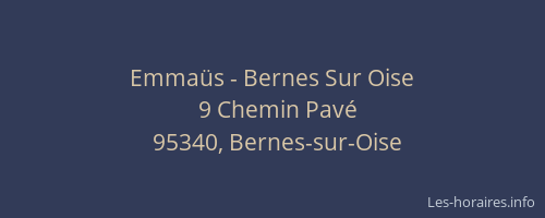 Emmaüs - Bernes Sur Oise