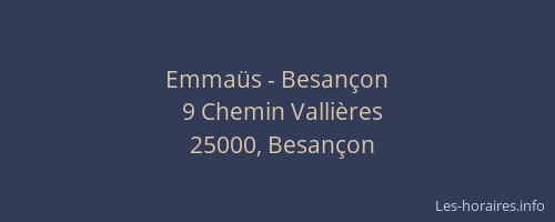 Emmaüs - Besançon