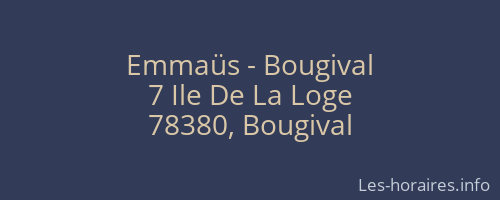Emmaüs - Bougival