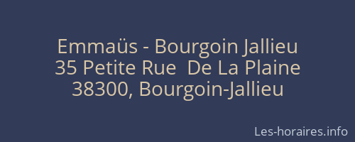 Emmaüs - Bourgoin Jallieu