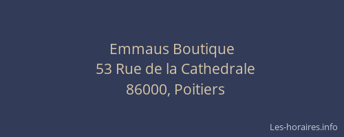 Emmaus Boutique