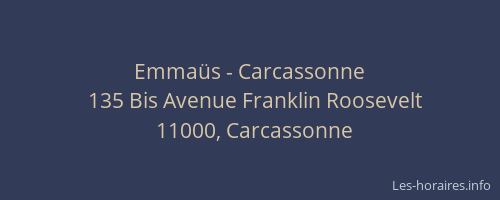 Emmaüs - Carcassonne