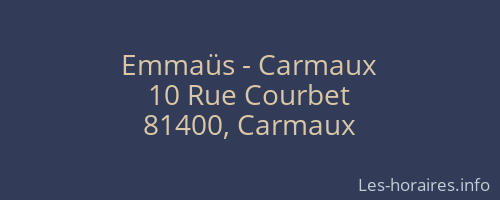 Emmaüs - Carmaux