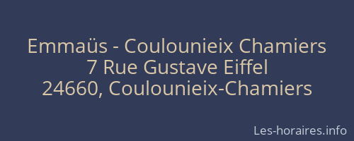 Emmaüs - Coulounieix Chamiers