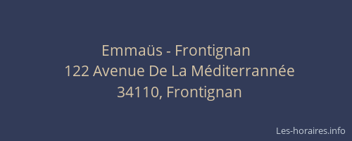 Emmaüs - Frontignan
