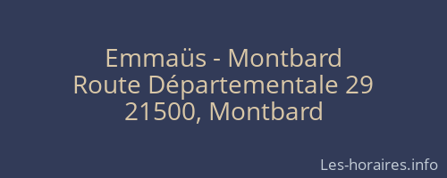 Emmaüs - Montbard