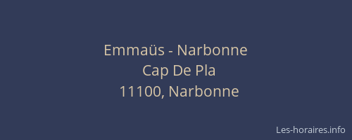 Emmaüs - Narbonne