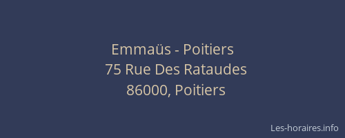 Emmaüs - Poitiers
