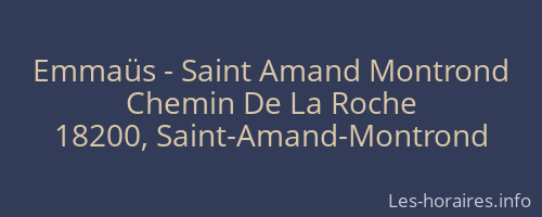 Emmaüs - Saint Amand Montrond