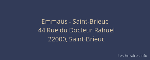 Emmaüs - Saint-Brieuc