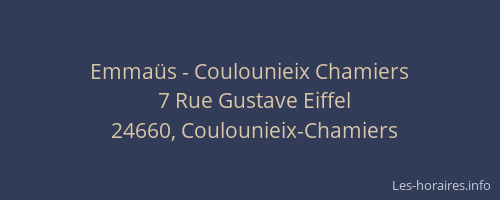 Emma&uuml;s - Coulounieix Chamiers