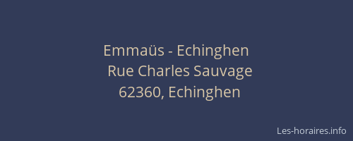 Emmaüs - Echinghen