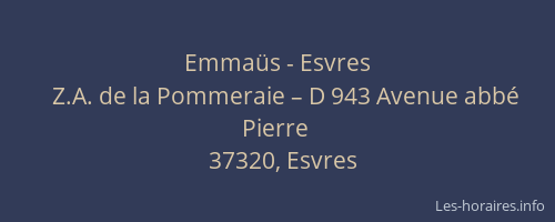 Emma&uuml;s - Esvres