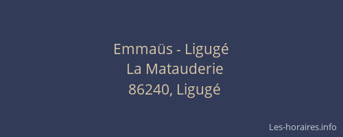 Emma&uuml;s - Ligug&eacute;