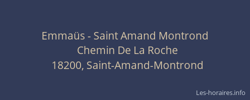 Emmaüs - Saint Amand Montrond