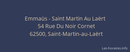 Emma&uuml;s - Saint Martin Au La&euml;rt