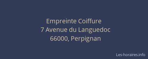 Empreinte Coiffure