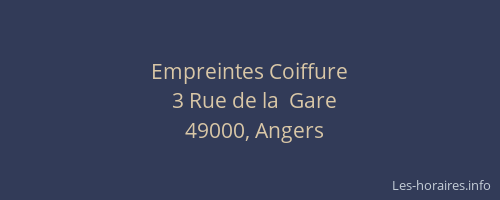 Empreintes Coiffure