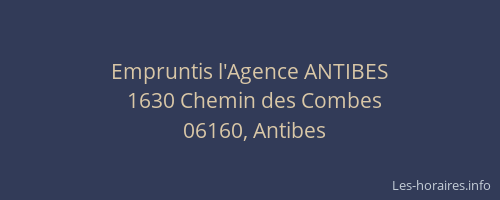 Empruntis l'Agence ANTIBES