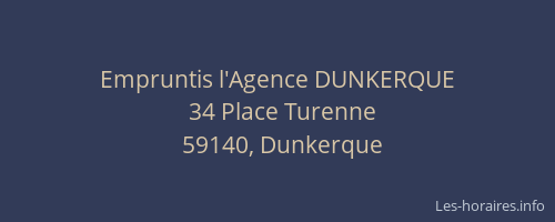 Empruntis l'Agence DUNKERQUE