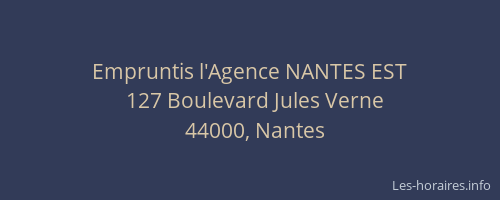 Empruntis l'Agence NANTES EST