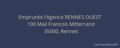 Empruntis l'Agence RENNES OUEST