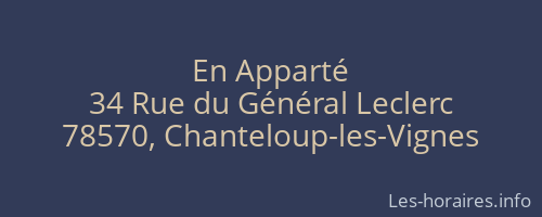 En Apparté