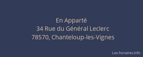 En Appart&eacute;