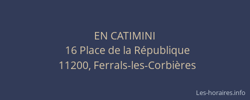 EN CATIMINI