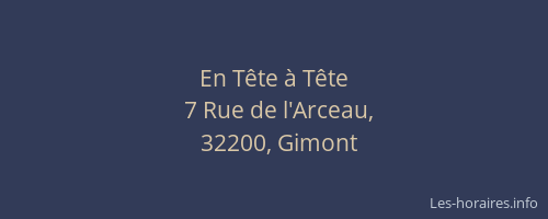 En T&ecirc;te &agrave; T&ecirc;te