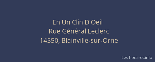 En Un Clin D'Oeil
