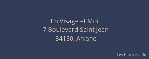 En Visage et Moi